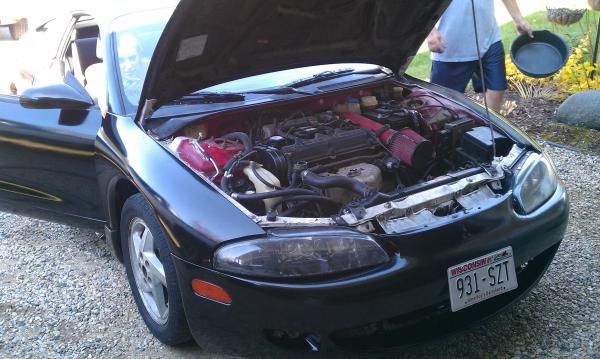 After I cleaned up under the hood. Was a rats nest.
